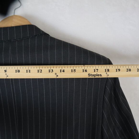 Charles Tyrwhitt 2 Piece Pinstriped Suit Men's 42L Pants 35x31 100% Wool Gray - Picture 15 of 16